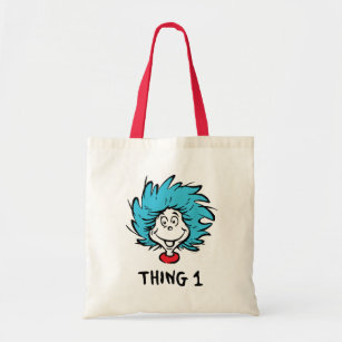 Cat in the Hat   Thing 1 Thing 2 - Thing 1 Tote Bag