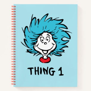 Cat in the Hat Thing One Notebook