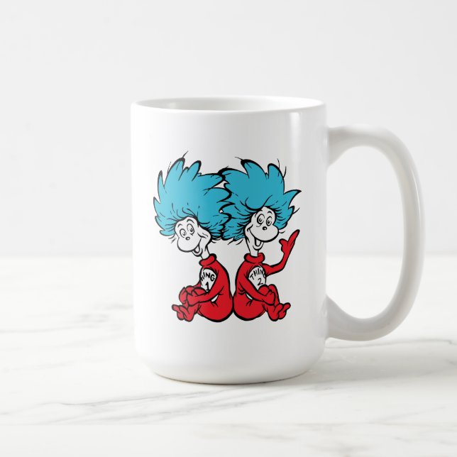 Cat in the Hat Thing One & Thing Two Coffee Mug (Right)