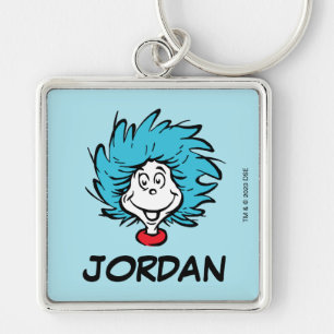 Cat in the Hat Thing One Thing Two - Custom Thing Keychain