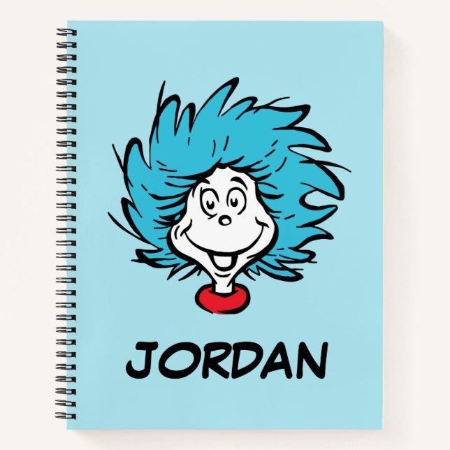 Cat in the Hat Thing One Thing Two - Custom Thing Notebook (Front)