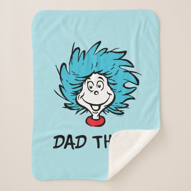 Cat in the Hat | Thing One Thing Two - Dad Thing Sherpa Blanket (Front)