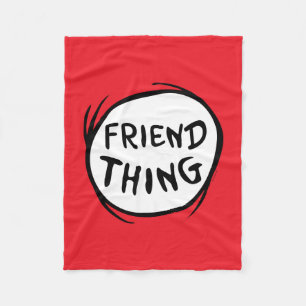 Cat in the Hat Thing One Thing Two - Friend Thing Fleece Blanket