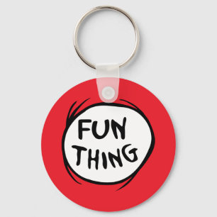 Cat in the Hat   Thing One Thing Two - Fun Thing Keychain