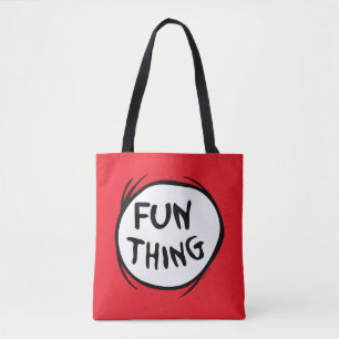 Cat in the Hat   Thing One Thing Two - Fun Thing Tote Bag
