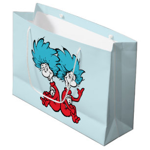Cat in the Hat Thing One & Thing Two Large Gift Bag