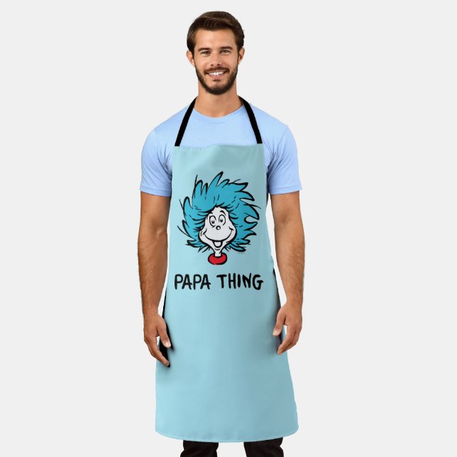 Cat in the Hat | Thing One Thing Two - Papa Thing Apron (Worn)