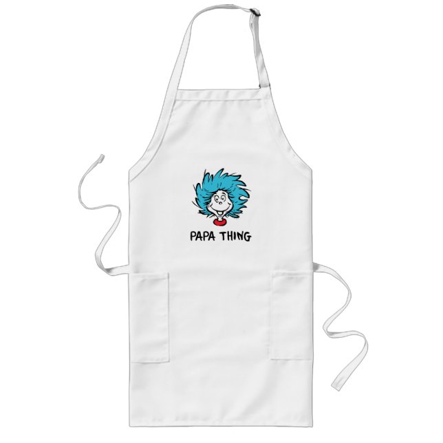 Cat in the Hat | Thing One Thing Two - Papa Thing Long Apron (Front)