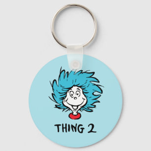 Cat in the Hat   Thing One Thing Two - Thing Two Keychain