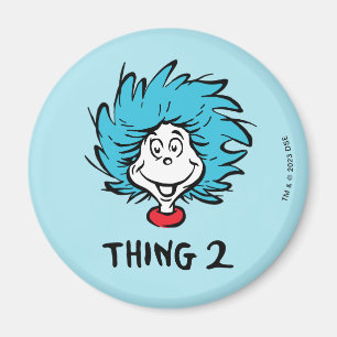 Cat in the Hat   Thing One Thing Two - Thing Two Magnet