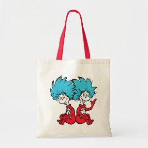 Cat in the Hat Thing One & Thing Two Tote Bag