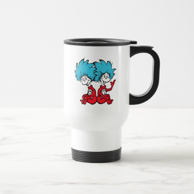 Cat in the Hat Thing One & Thing Two Travel Mug (Right)