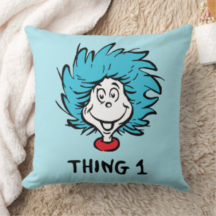 Cat in the Hat   Thing One Throw Pillow