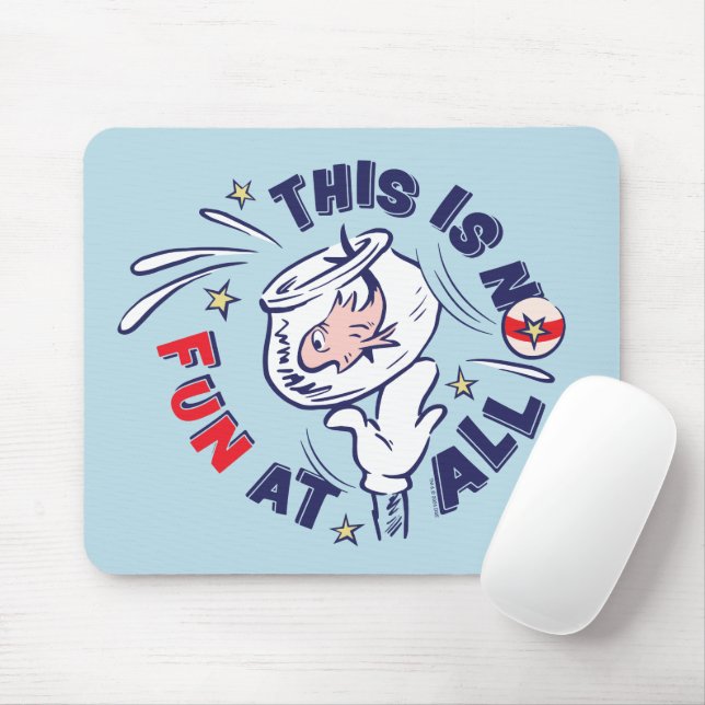 Cat In the Hat | This Is Not Fun At All Mouse Pad (With Mouse)