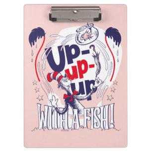 Cat In the Hat   Up-Up-Up With A Fish Clipboard