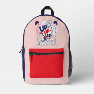 Cat In the Hat   Up-Up-Up With A Fish Printed Backpack