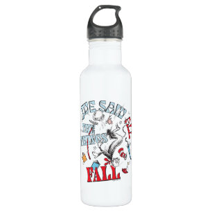 Cat In the Hat We Saw All the Things Fall 710 Ml Water Bottle