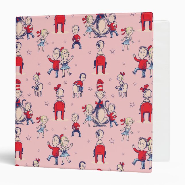 Cat In The Hat | With Kids Pattern Binder (Front/Inside)