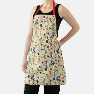 Cat In The Hat   Yellow Pattern Apron