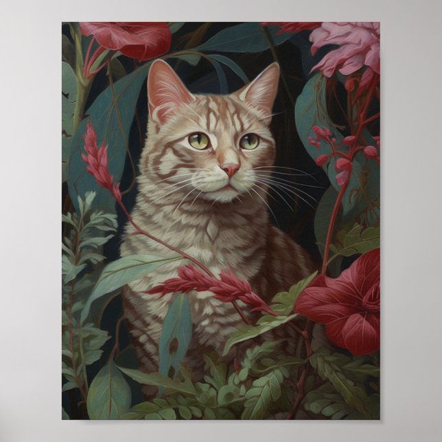 Cat in the Jungle Poster (Front)