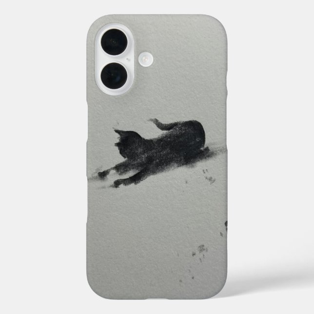 cat in the snow 1 Case-Mate iPhone case (Back)