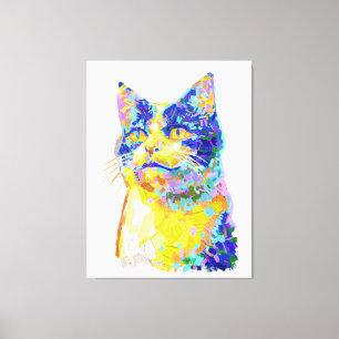 Cat in the Sunlight Canvas Print