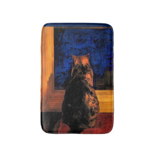 Cat in the Window Bath Mats