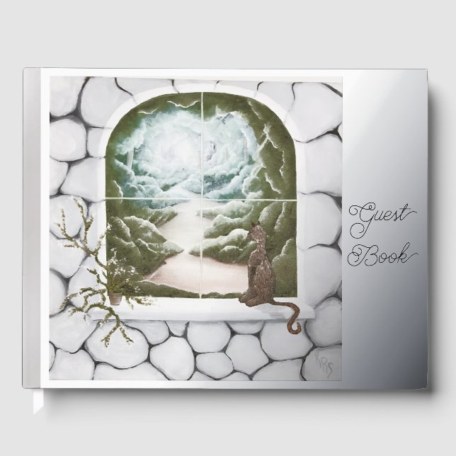 Cat in the Window Guest Book (Front)
