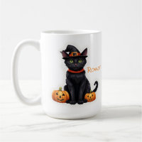 Cat In Witch Costume