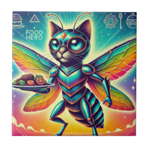 Cat-Insect Food Hero Superstar Tile