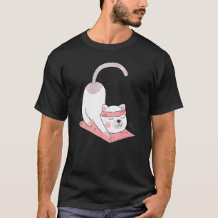 Cat International Yoga Day T-Shirt
