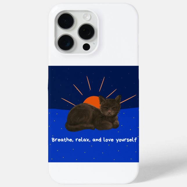 Cat iPhone 15 Pro Max Coque (Verso)