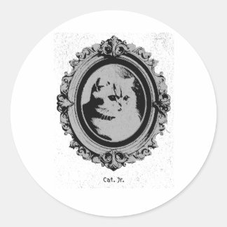Cat. Jr. | Best Choice for presents! Classic Round Sticker