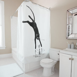 Cat Jumping into the Pond, Alexandre Steinlen