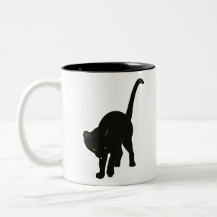 Cat Kawaii Feline Little Cat Tender Chibi Two-Tone Coffee Mug