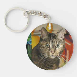 cat keychain