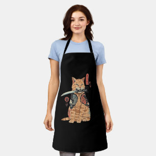 cat kitchen apron for women - cute aprons 