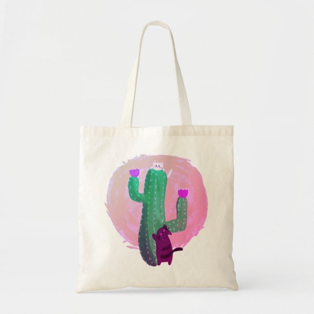 Cat, Kitten, Animal Tote Bag (Front)