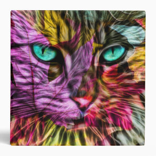 Cat Kitten Artsy Binder