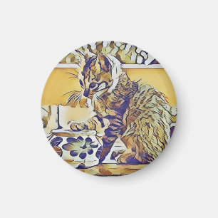 Cat, Kitten, Cat baby Magnet
