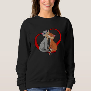 Cat Kitten Cats Cat Lover Hangover Pet Gift Idea Sweatshirt