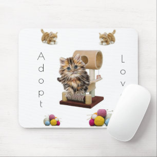 Cat Kitten Condo Cat Adoption Mouse Pad! Mouse Pad
