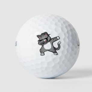Cat Kitten Dab Hoodie Golf Balls