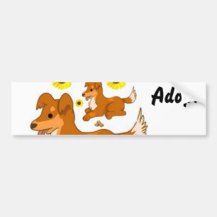 Cat Kitten Dog Adopt Bumper Sticker