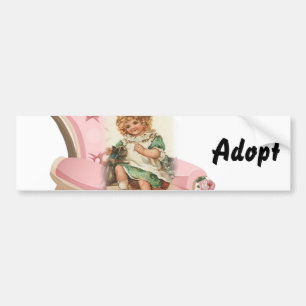 Cat Kitten Dog Adopt Bumper Sticker