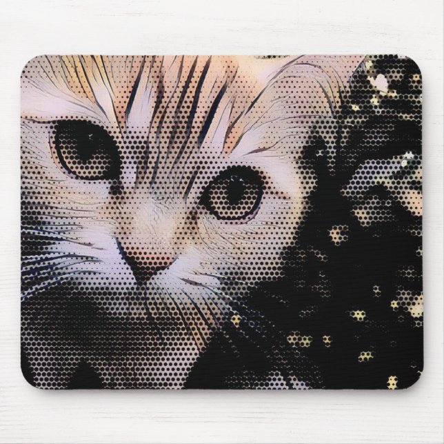 Cat, Kitten, Gustaf Mouse Pad (Front)