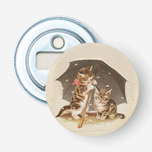 Cat Kitten kitty antique vintage pretty cute  Bottle Opener