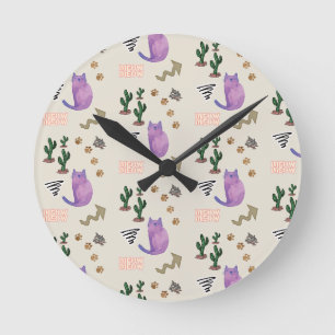 Cat Kitten Meow Horloge