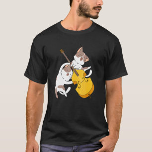 Cat Kitten Playing Cello Cat Cello Player Cellist T-Shirt