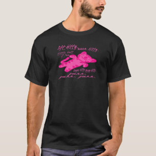 Cat Kitten Poetry Poet Poem Purr Meow Fur Baby Fur T-Shirt